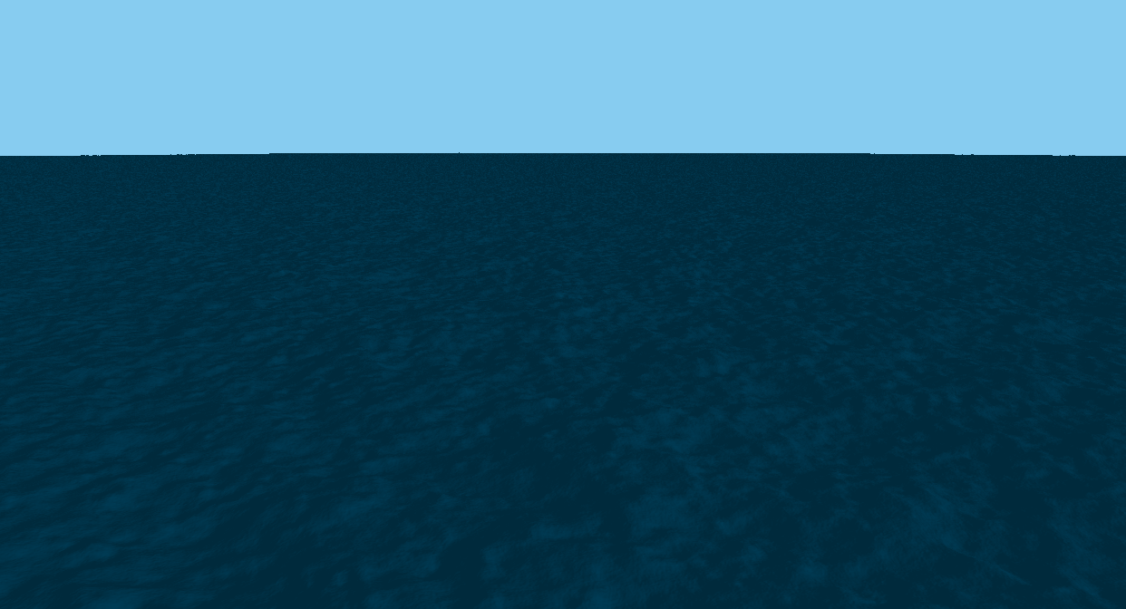 Ocean without tiling